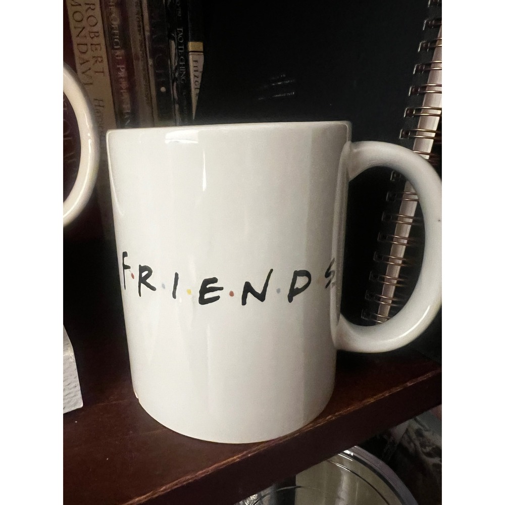 Friends TV Show Central Perk Logo White Ceramic Coffee Mug Tea Cup
